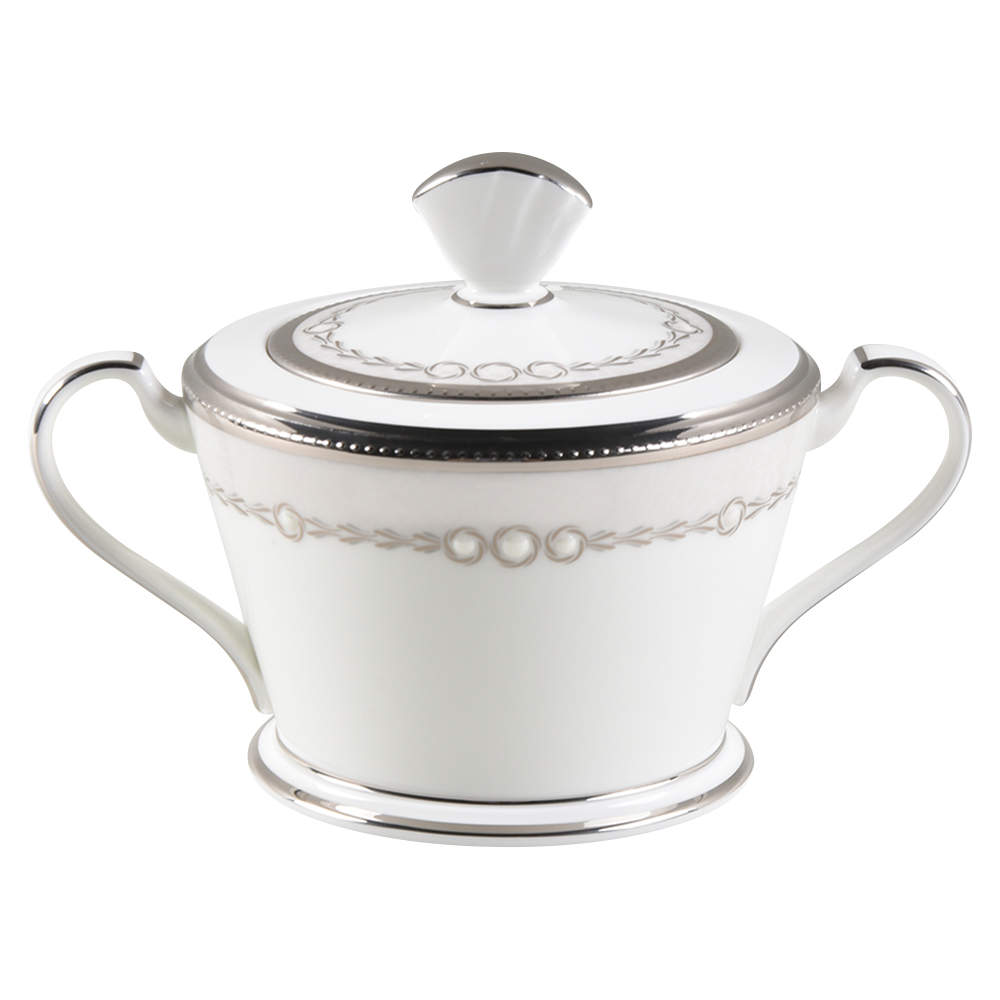 Pearl Luxe Sugar Bowl & Lid by Noritake-1