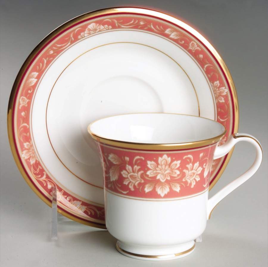 Luxemburg Footed Cup & Saucer Set by Noritake-1