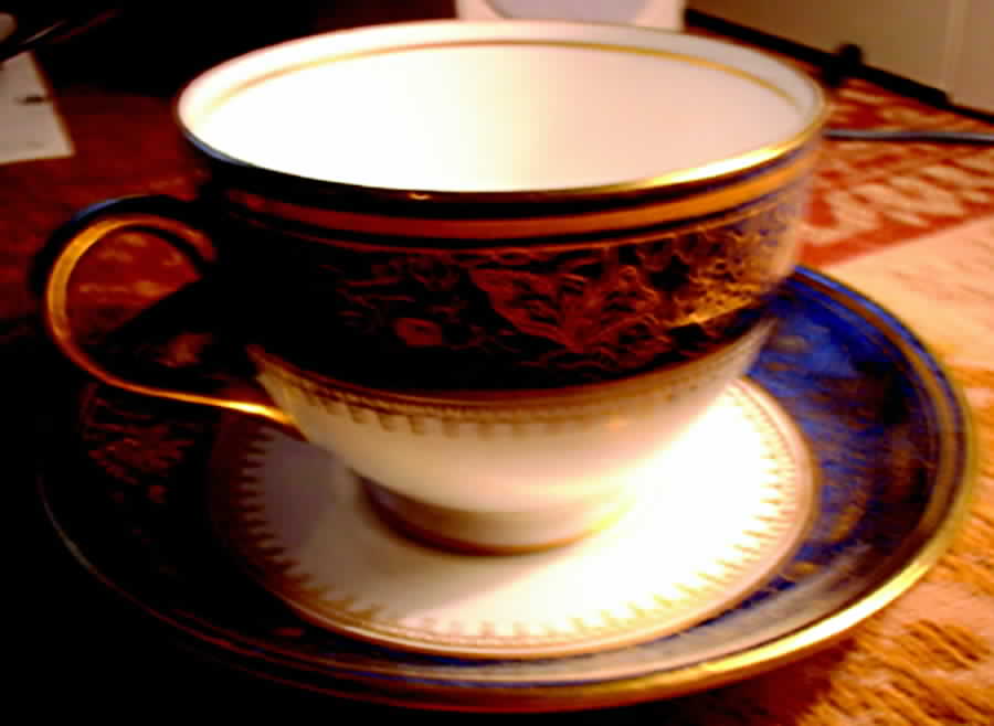 Nottingham Footed Cup & Saucer Set by New Chelsea-1