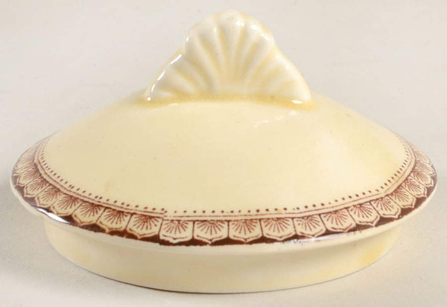 Ophelia Brown Multicolor Lid for Sugar Bowl by Newport-1