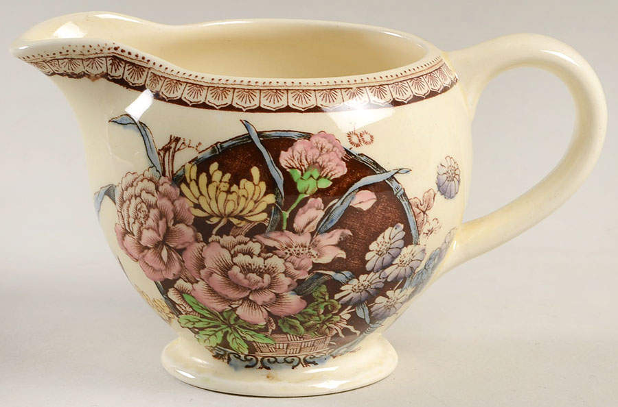 Ophelia Brown Multicolor Creamer by Newport-1