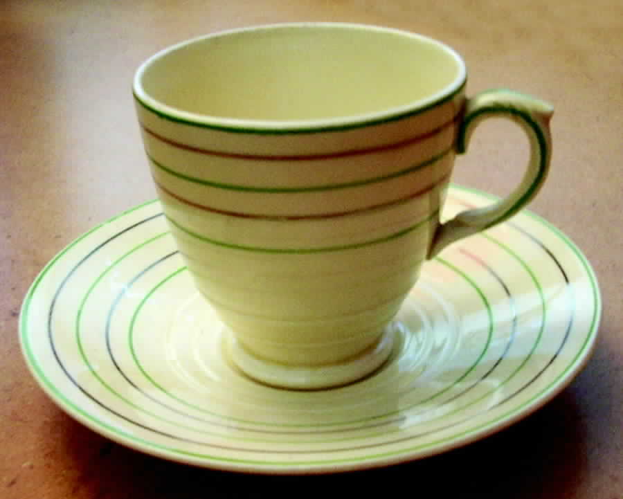 1009 Footed Cup & Saucer Set by Newhall-1