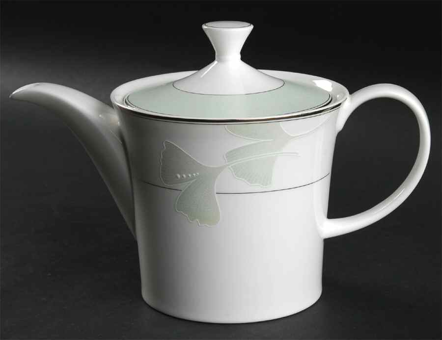 Les Feuilles Tea/Coffee Pot & Lid by Nikko-1