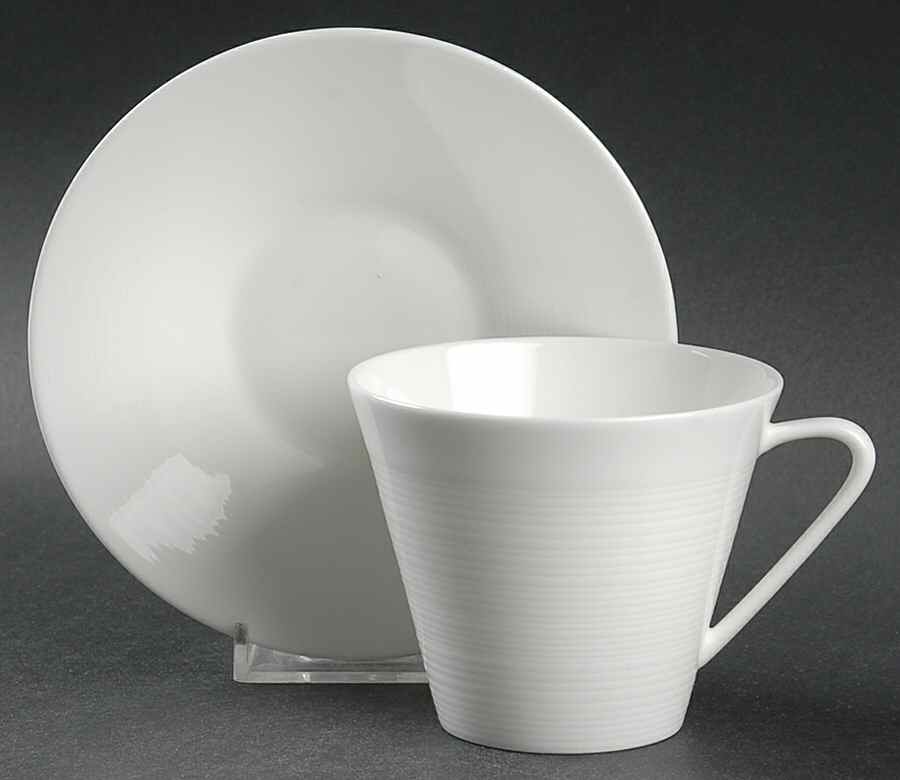 Kensington Flat Cup & Saucer Set by Nikko-1