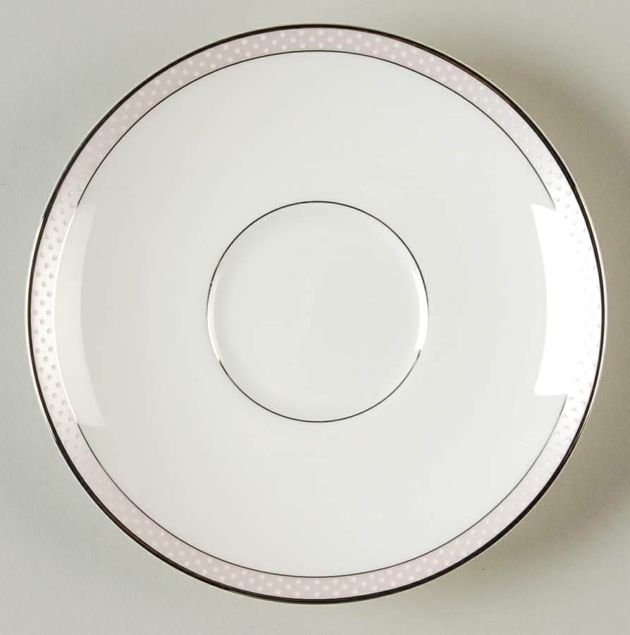Blush Beaded Pearl Saucer by Nikko-1