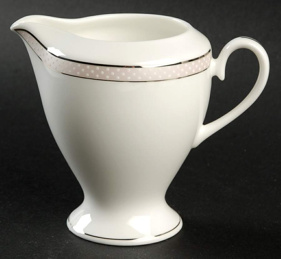 Blush Beaded Pearl Creamer by Nikko-1