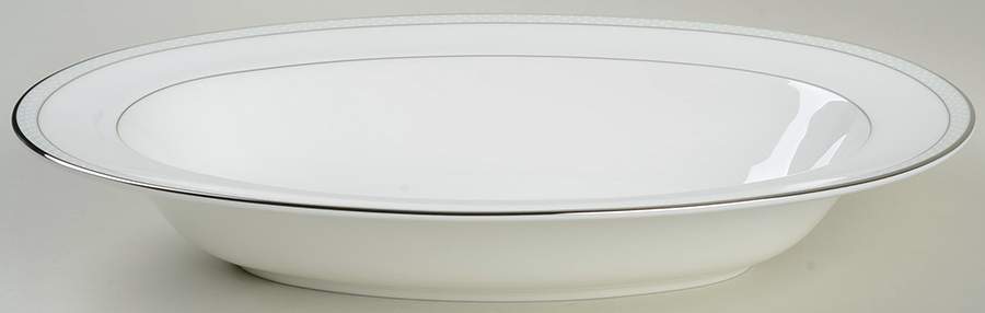 Ocean Beaded Pearl 11" Oval Vegetable Bowl by Nikko-1