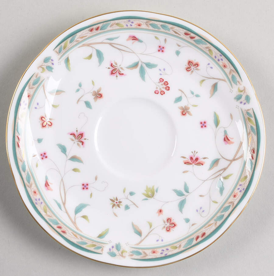Hana Sarasa Saucer by Noritake-1