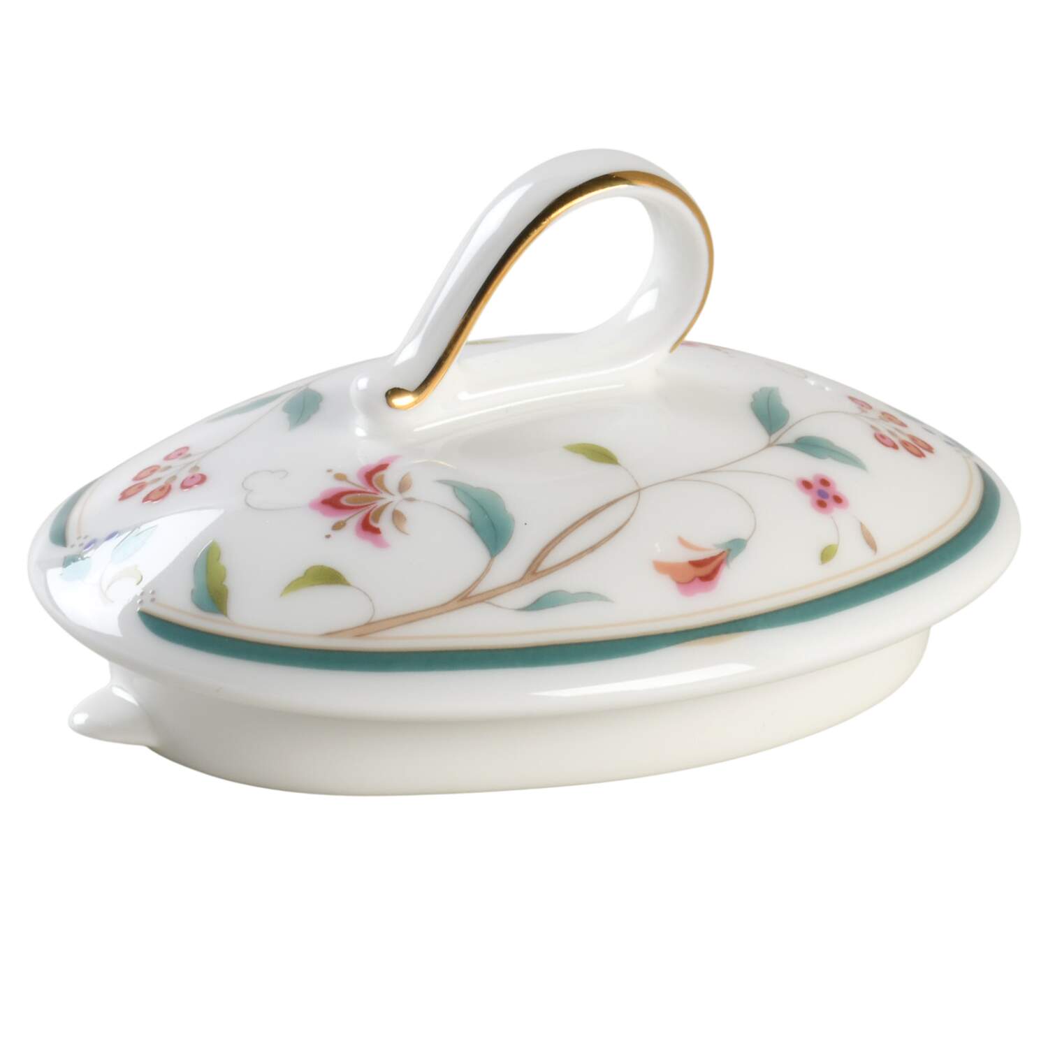 Hana Sarasa Lid for Teapot by Noritake-1