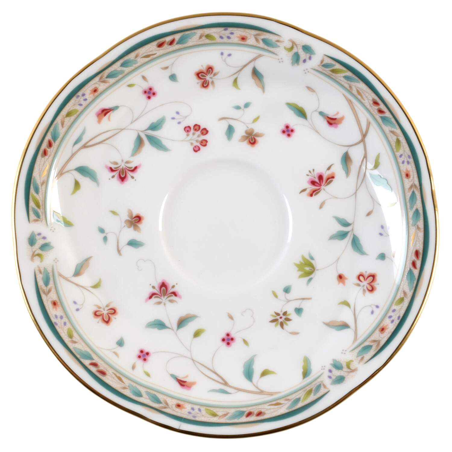 Hana Sarasa Saucer for Flat Cup by Noritake-1