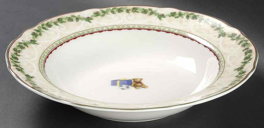 Holly Tree Rim Soup Bowl by Noble Excellence-1