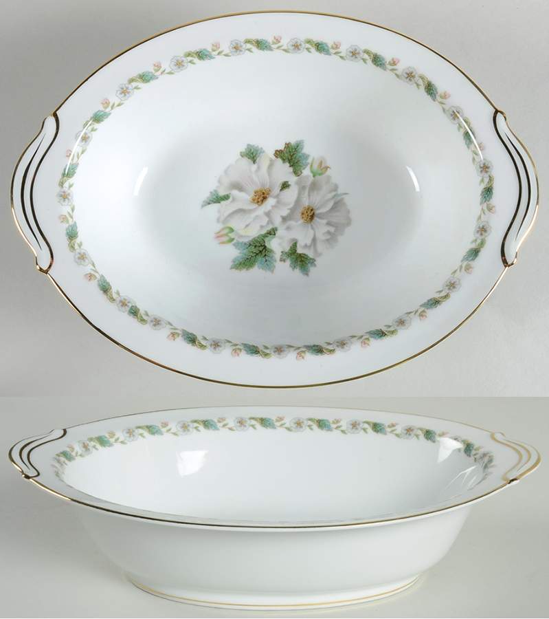N2432 10" Oval Vegetable Bowl by Noritake-1