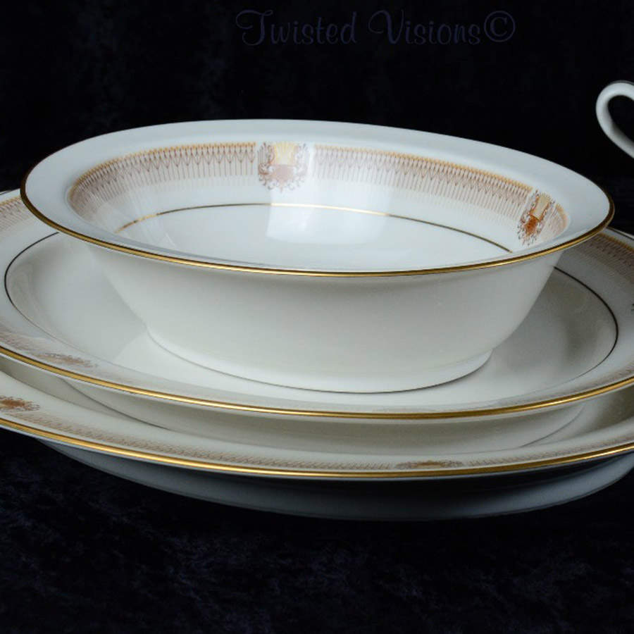 3-808 9" Oval Vegetable Bowl by Noritake-1