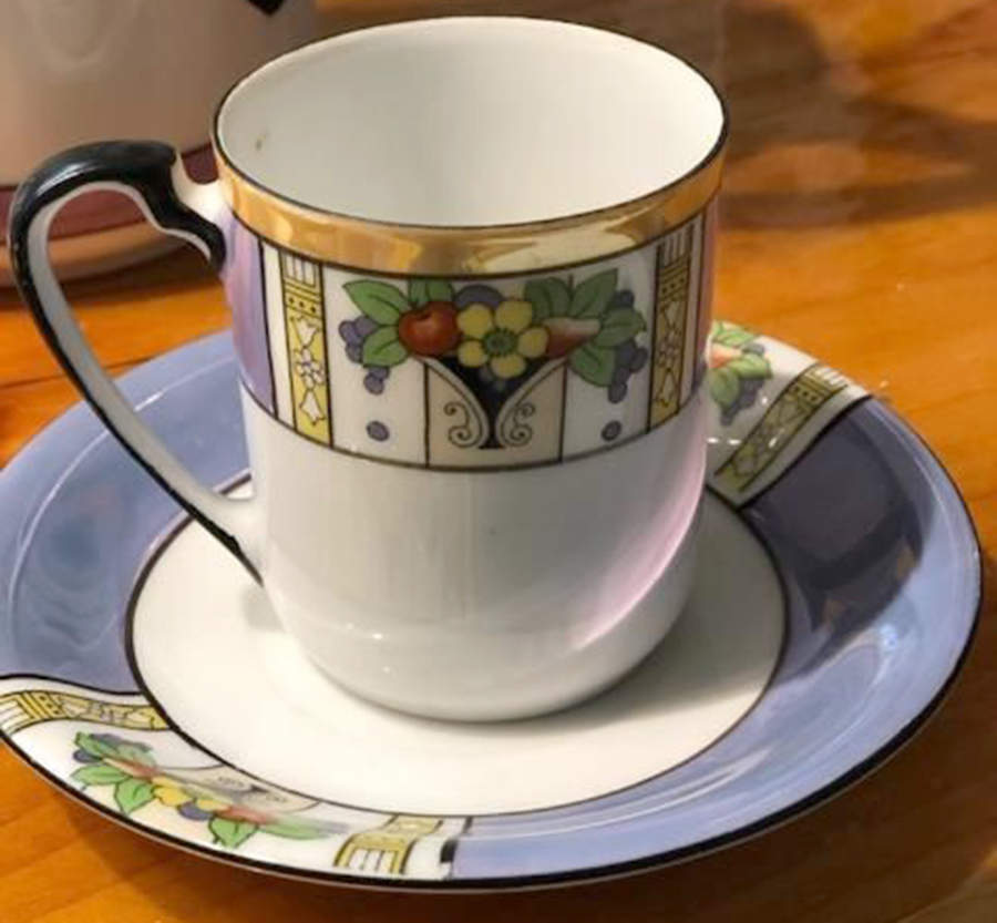 N2435 Flat Demitasse Cup & Saucer Set by Noritake-1