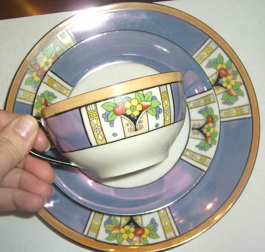 N2435 Flat Cup & Saucer Set by Noritake-1