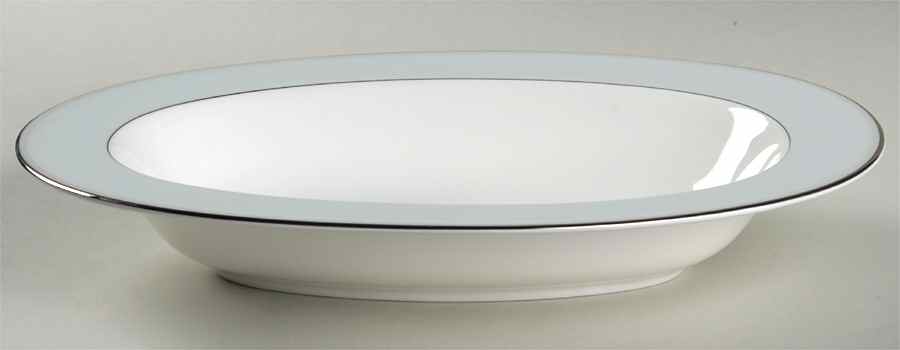 Blue Ocean Pearl 11" Oval Vegetable Bowl by Nikko-1