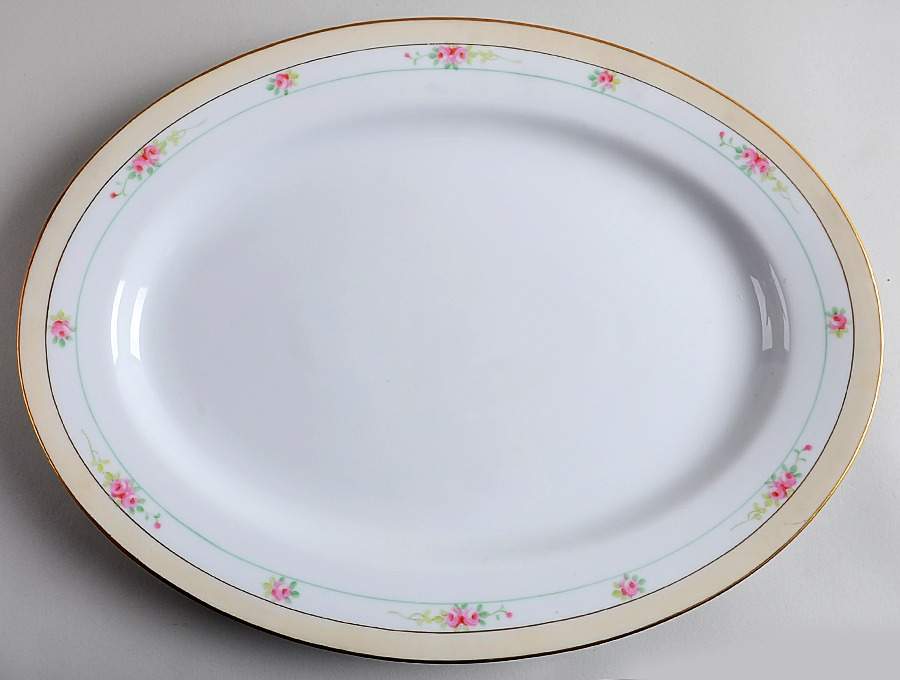 N2443 16" Oval Serving Platter by Noritake-1