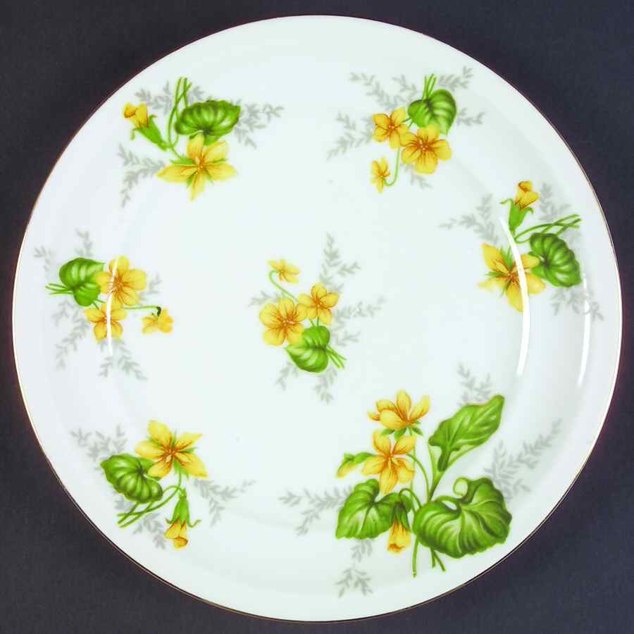 Yellow Valley Dinner Plate by Nagoya Shokai-1