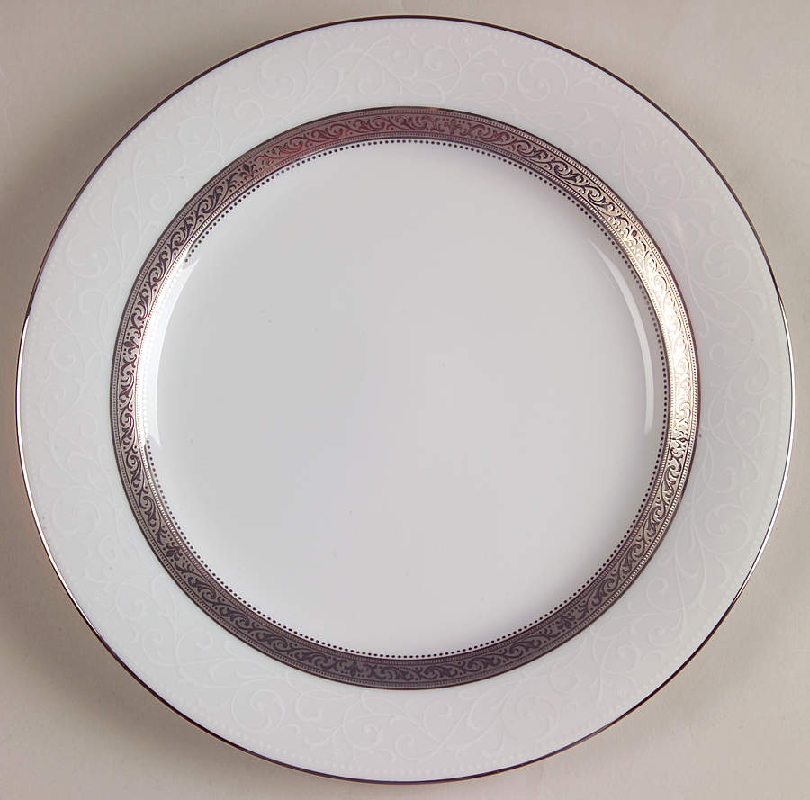 Signature Platinum Accent Luncheon Plate by Noritake-1
