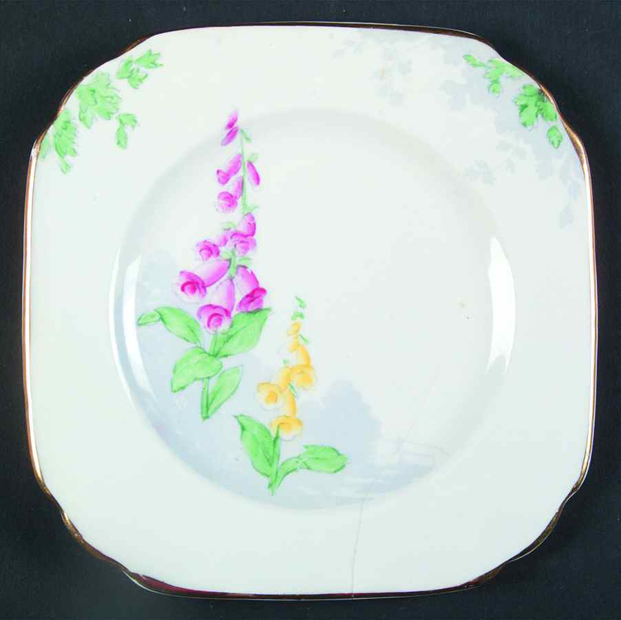 Foxglove Square Bread & Butter Plate by New Chelsea-1