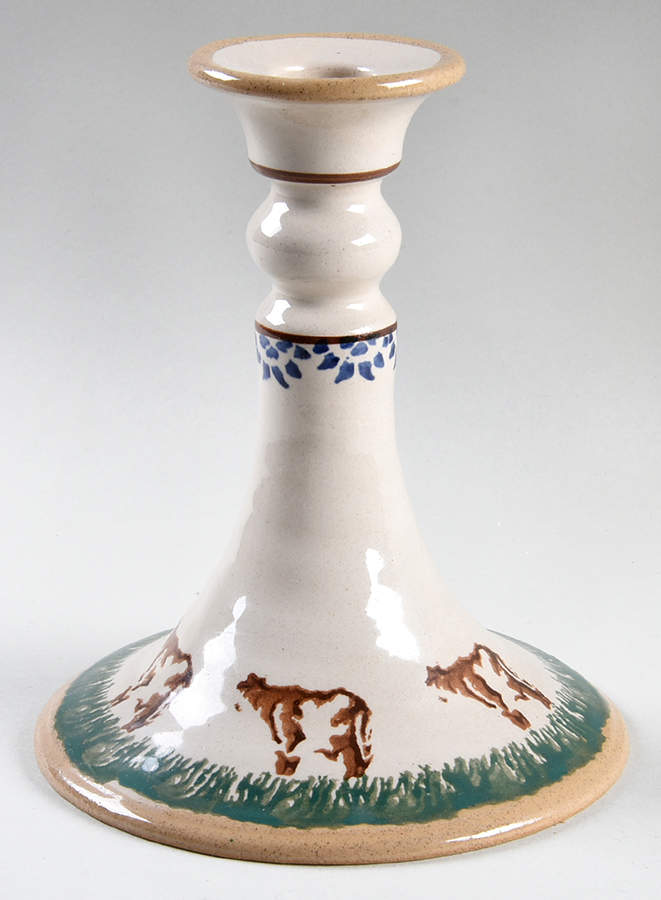 Landscape Cow 7" Candlestick by Nicholas Mosse-1