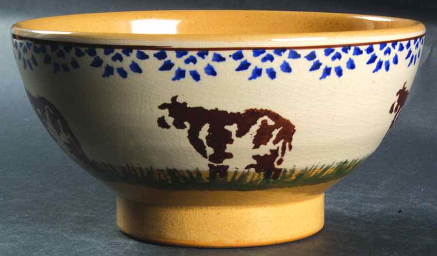 Landscape Cow Coupe Soup Bowl by Nicholas Mosse-1
