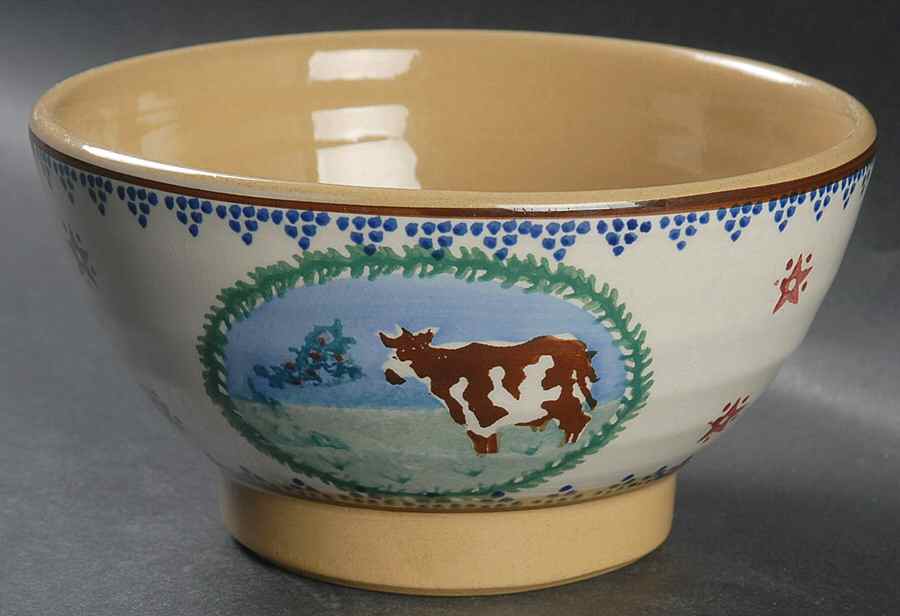 Landscape Cow Coupe Soup Bowl by Nicholas Mosse-1