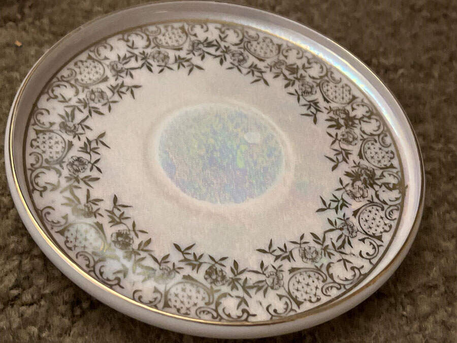 3-591 Footed Cup & Saucer Set by Norcrest-1