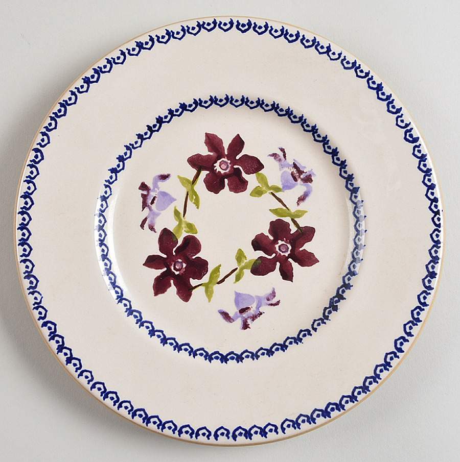 Clematis Salad Plate by Nicholas Mosse-1