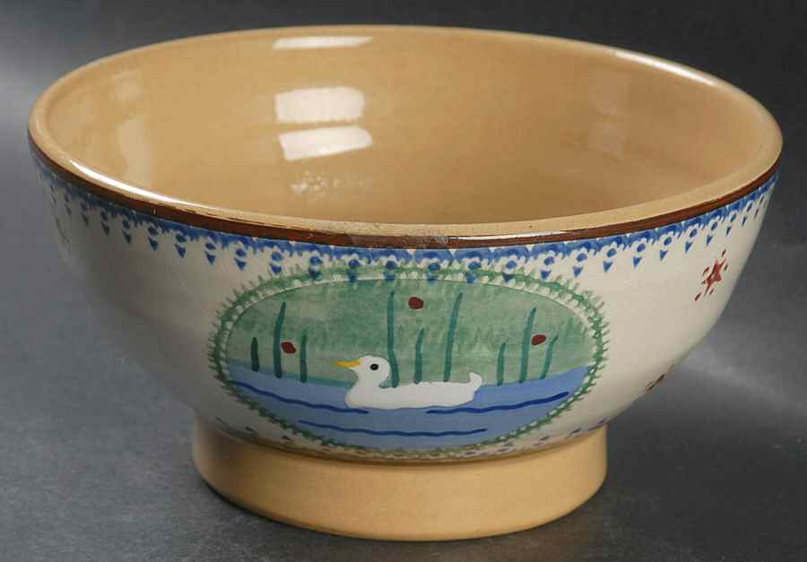 Landscape Duck Coupe Soup Bowl by Nicholas Mosse-1
