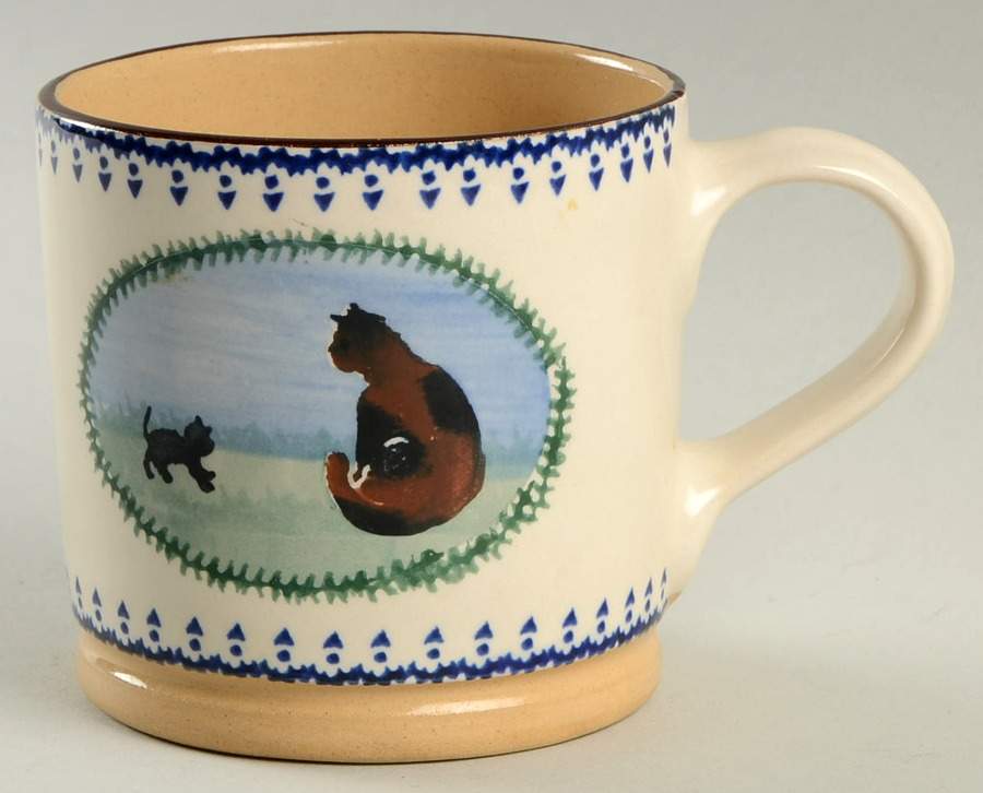 Landscape Cat Small Mug by Nicholas Mosse-1