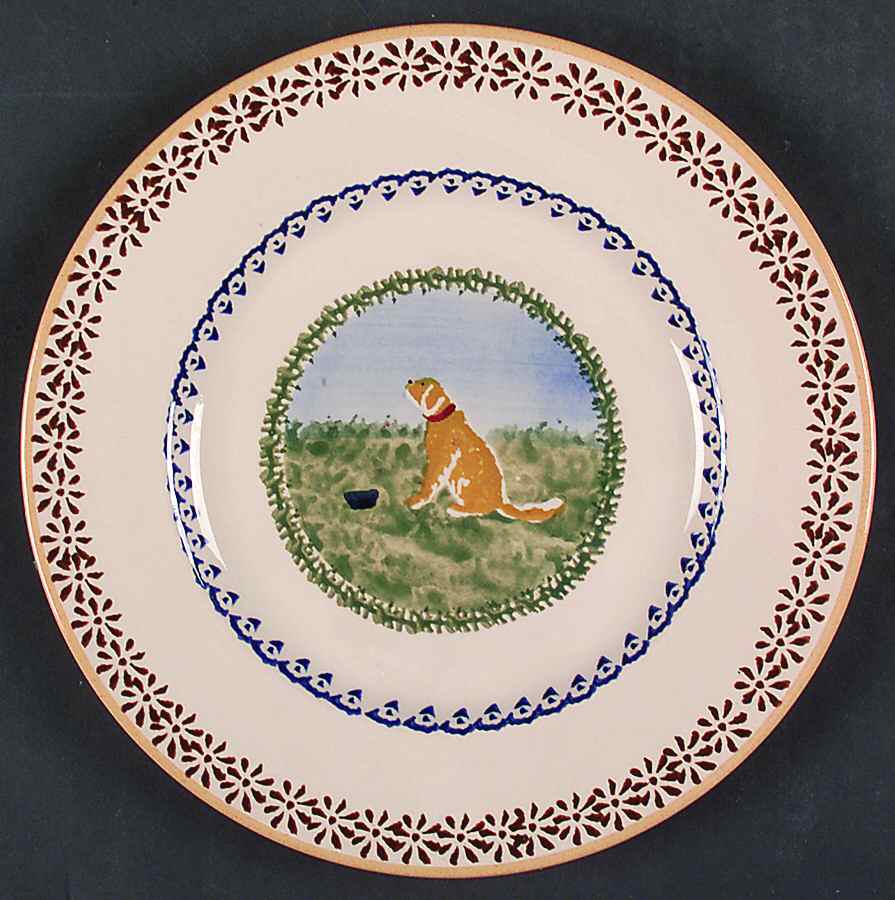 Landscape Dog Luncheon Plate by Nicholas Mosse-1