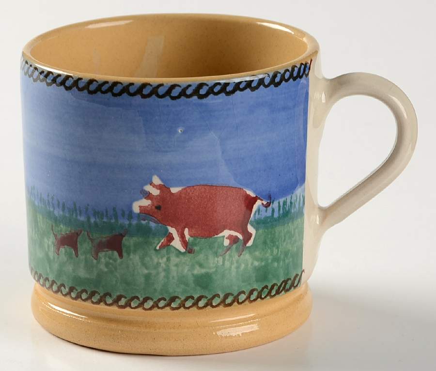 Landscape Pig Small Mug by Nicholas Mosse-1
