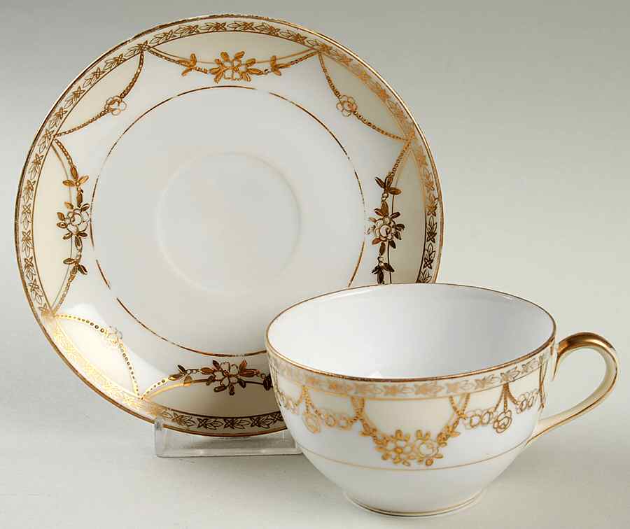 MEI1374 Flat Cup & Saucer Set by Meito-1