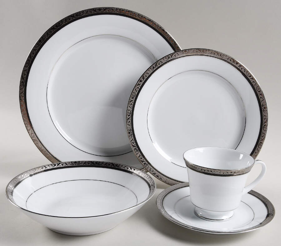 Regent Platinum 40 Piece Estate Set by Noritake-1