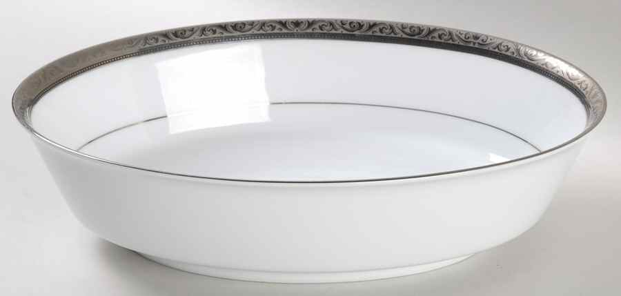 Regent Platinum 9" Oval Vegetable Bowl by Noritake-1