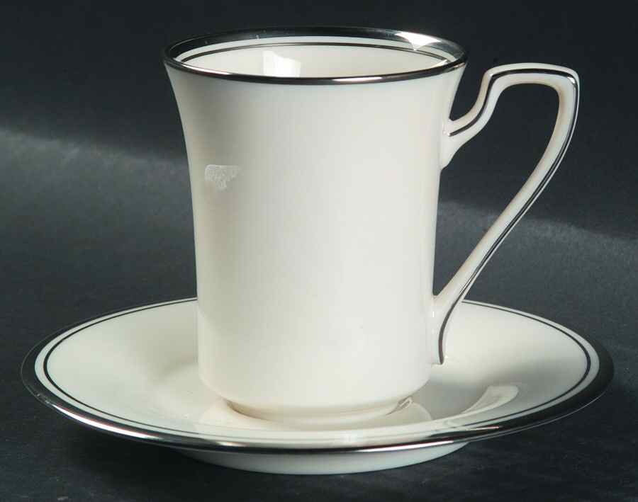 7706 Espresso Cup and Saucer Set by Noritake-1