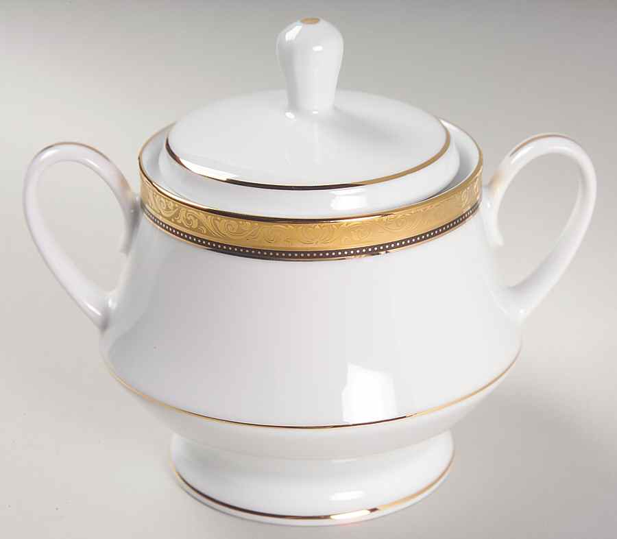 Regent Gold Sugar Bowl & Lid by Noritake-1