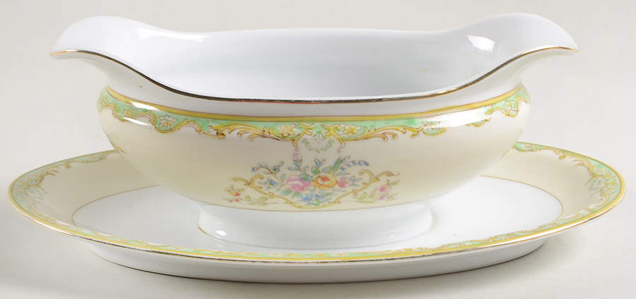 N2516 Gravy Boat with Attached Underplate by Noritake-1
