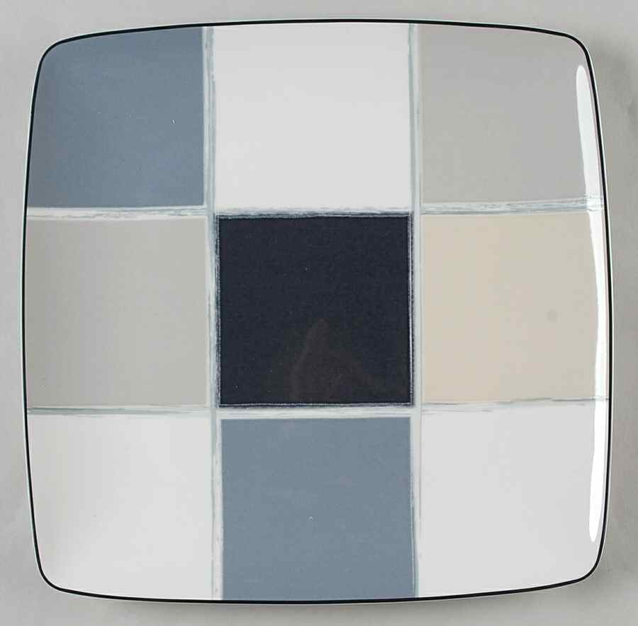 Java Graphite Square Dinner Plate by Noritake-1