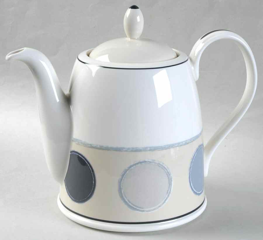 Java Graphite Tea/Coffee Pot & Lid by Noritake-1