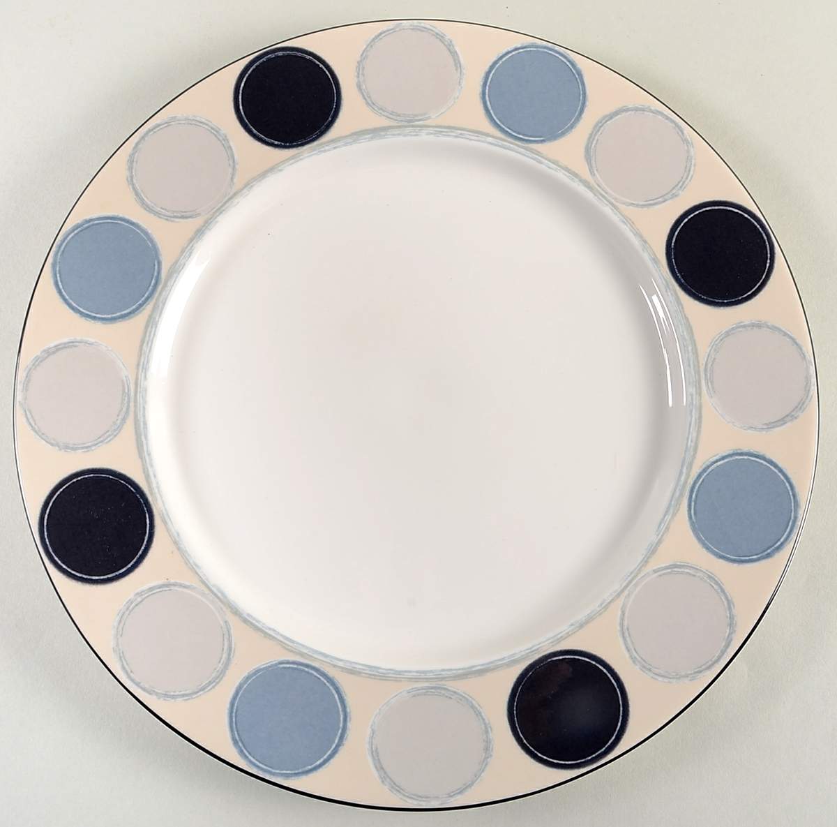 Java Graphite 12" Chop Plate (Round Platter) by Noritake-1