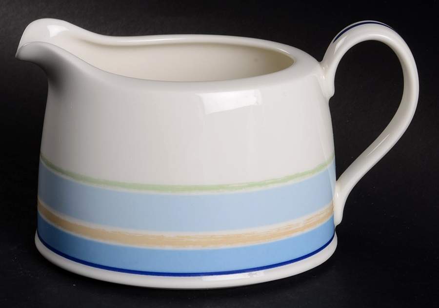 Java Blue Swirl Gravy Boat by Noritake-1