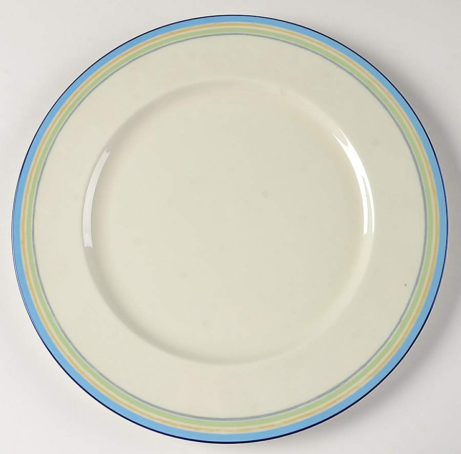 Java Blue Swirl 12" Chop Plate (Round Platter) by Noritake-1