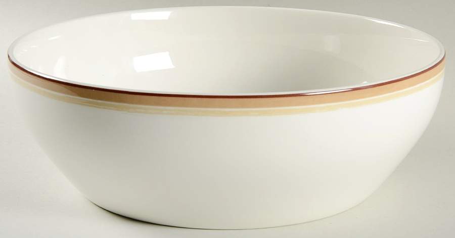 Mocha Java Swirl 10" Round Vegetable Bowl by Noritake-1