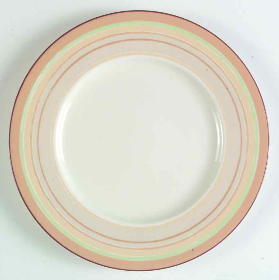 Mocha Java Swirl Accent Luncheon Plate by Noritake-1