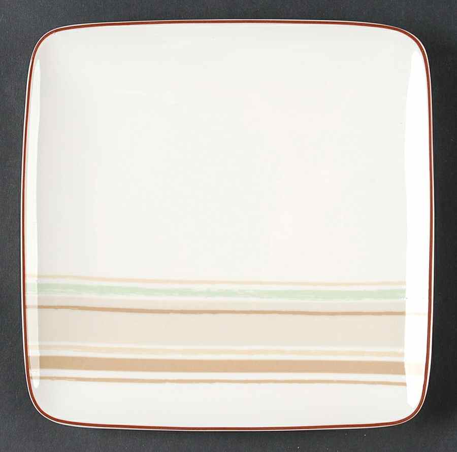 Mocha Java Swirl Square Salad Plate by Noritake-1