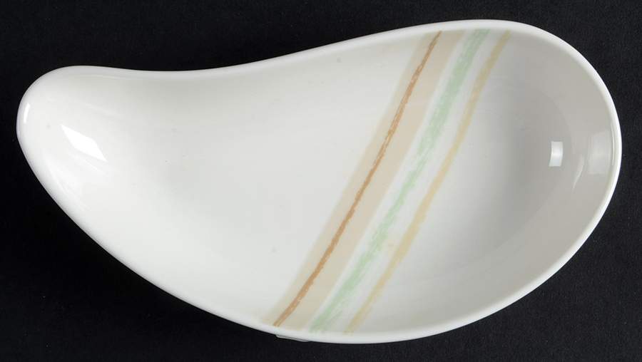 Mocha Java Swirl Small Teardrop Dish by Noritake-1