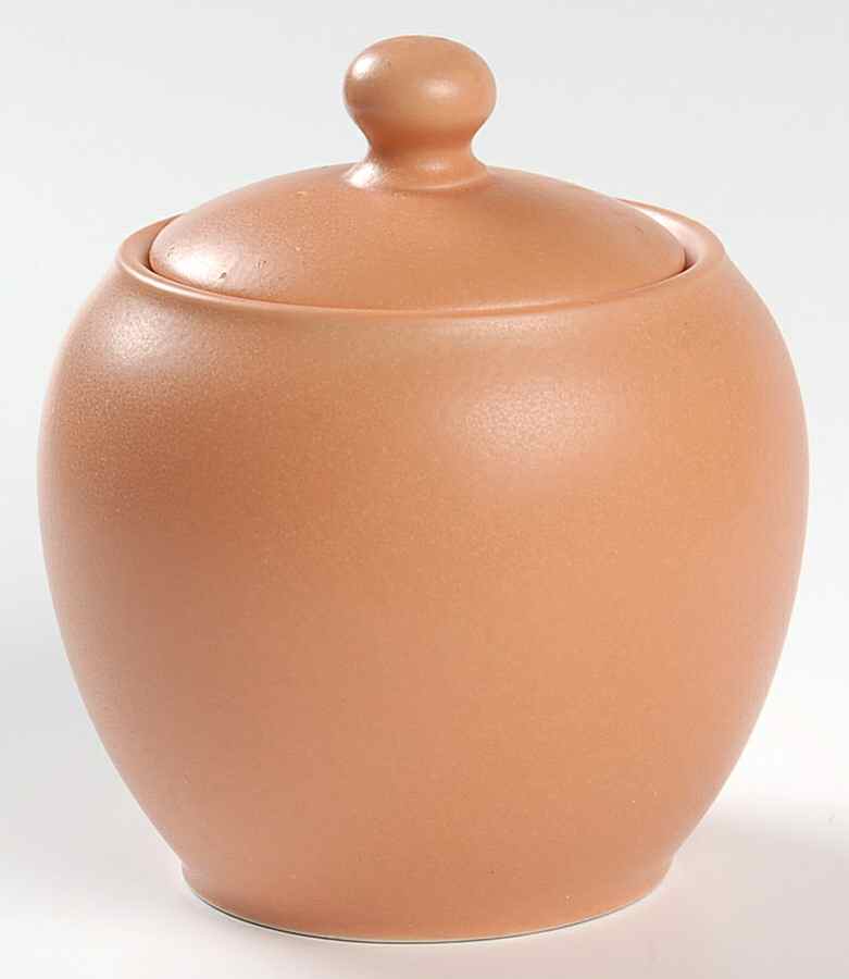 Colorwave Peach Sugar Bowl & Lid by Noritake-1