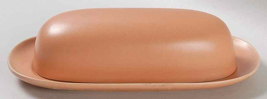 Colorwave Peach 1/4 Lb Covered Butter by Noritake-1